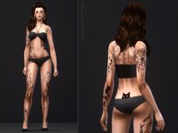 Cat Lady tattoos - The Sims 4 Catalog