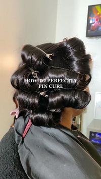 On the left side,the hair is going over the iron. on the right side,the hair is going under. Pinning your hair up after curling it helps with keeping the curls for a longer period of time!