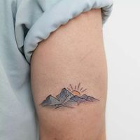 86 Stunning Mountain Tattoos For Both Men and Women In 2024