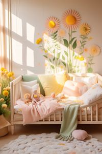 Transform your child's space into a pastel wonderland of blooming beauty! Explore this enchanting kids' room filled with delicate flowers and floral patterns that'll make their dreams blossom. 🌼💫 #KidsRoomDecor #FloralDesign #PastelParadise