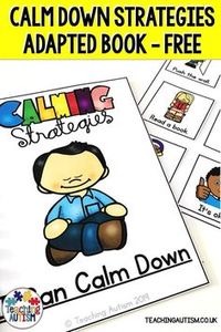 Are you looking for calming down strategies to use with your autism and special education students? Are you looking for a resource to add to your calm down corner? If so this free adapted book is perfect for behavior management. #CalmingDown #Autism #CalmDownCorner