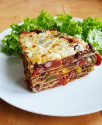 Lasagnes mexicaines aux tortillas