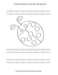 Free Letter L Worksheets For Preschool & Kindergarten | Kids Activities Blog