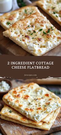 This 2 Ingredient Cottage Cheese Flatbread is a simple, protein-packed recipe that's perfect for a quick snack, light meal, or even as a base for your favorite toppings.