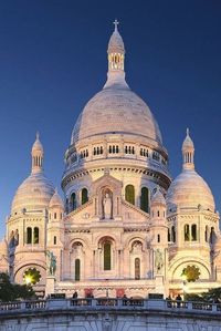 Paris, France and the magnificent Basilica of Sacre-Coeur. #Paris