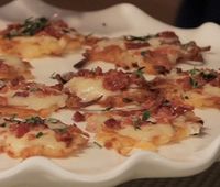 Potato Crisps with Horseradish Cheddar and Bacon