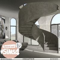 Spiral stairs cc sims 4 1