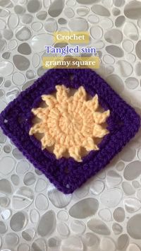 #crochet #grannysquare #tangledrapunzel