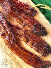 Salty, sweet, peppery bacon is absolutely amazing and will having you licking your lips with every single bite!