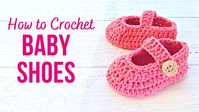 How to Crochet Baby Shoes | NEW & IMPROVED