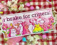 I Brake for Critters Bumper Sticker - Etsy