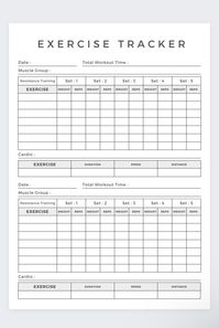 Keeping track of health, exercises and weight can feel overwhelming. With this exercise tracker you can take not of every single workout or exercise you complete. Track your progress perfect for any health guru, fitness god/goddess or a person who really wants to take their exercise or work out to the next level. Make this Workout log,Weight loss Tracker,75 Soft challenge,Fitness log, workout log template,Fitness Tracker,Weight Loss Tracker,Workout Printable