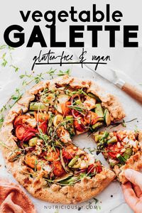 Savory Vegetable Galette (Vegan & Gluten-Free) 2