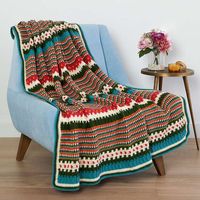 Patons Happy Holidays Crochet Blanket