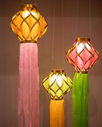 Create your own lanterns with vellum paper