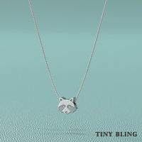 Diamond Raccoon Necklace Pendant in Sterling Silver. Great - Etsy