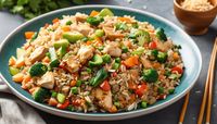 Chicken And Vegetable Fried Rice - MarketGrow.com