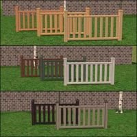 Modular Stairs - Fence, Gate & Column Add- Ons