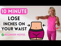 Ladies Over 40 Get A Slimmer Waist with This 10 Minute Workout | Beginner Low Impact Moves - YouTube