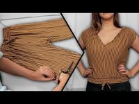 3 IDEIAS DE TRANSFORMAÇÃO DE ROUPAS VELHAS EM NOVAS – CALÇAS EM BLUSAS | ROPA VIEJA EN NUEVA - YouTube