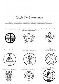 You can also draw your own  sigil.