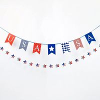 The classic Blue, Red and White letter and stars banner mimicking the colors on the American flag are the perfect choice for the celebration on 4th of July, Independence Day, Memorial Day, and Labor Day. They are excellent backdrops for photos as well! Color: Multicolor.