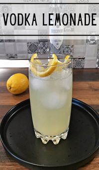 Vodka Lemonade Cocktail Recipe - Foodiosity