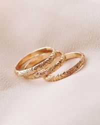 14K Gold Fill Motif Patten Ring — Priscilla Ma