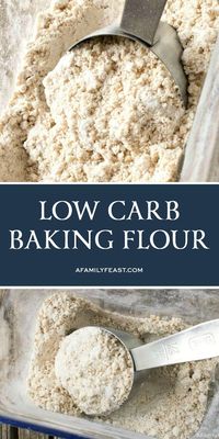 A low carb baking flour recipe specially formulated for sweet treats.