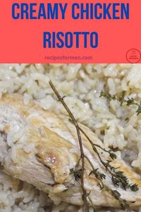 This creamy chicken risotto recipe is an easy way to make risotto without the fuss. Let the oven do the work while you relax. Chicken risotto recipe, chicken risotto recipe simple, chicken risotto… More