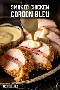 Smoked Chicken Cordon Bleu - Hey Grill, Hey