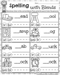 First Grade Worksheets for Spring - Planning Playtime