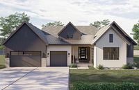 4 Beds, 3 Baths, 1 Stories, 3 Car Garage, 3168 Sq Ft, Modern Farmhouse House Plan.