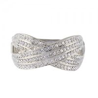 Pleated Wedding Cuff Bracelet under £50