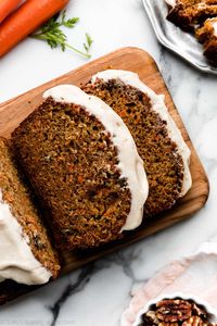 Carrot Cake Loaf (Quick Bread)