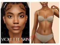 The Sims Resource - [PATREON] Violette Skin OVERLAY