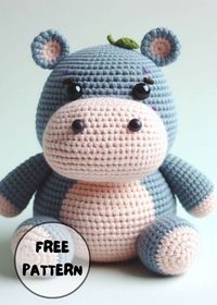 Crochet Amigurumi Hippo