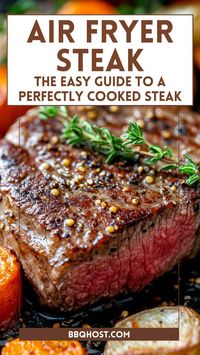 Air fry steak is your go-to for a quick, tender meal. Learn how to get the perfect air fry steak medium rare with this foolproof recipe. Perfect for mastering how to cook steak in an air fryer. Save this for your next dinner plan and visit the full recipe now!