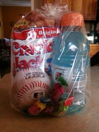 Treat bags for baseball!