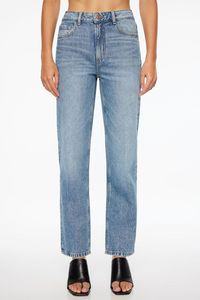 Justina Straight Leg Jeans Indigo Medium