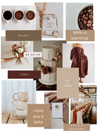 ‘Love is Brewing” ☕️ the perfect theme for thr coffee loving bride to be 🤎