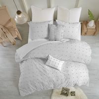 Brooklyn Full/Queen Cotton Jacquard Duvet Cover Set - Urban Habitat UH12-2163