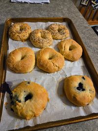 Two-ingredient-dough bagels