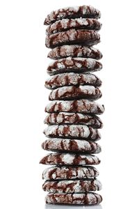 These flourless cookies get loads of rich chocolate flavour from cocoa and melted dark chocolate.