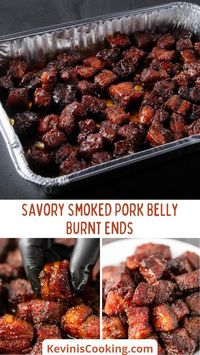 Savory Smoked Pork Belly Burnt Ends are also known as pork candy. They’re melt-in-your-mouth addictive — in the best way possible. My smoked pork belly burnt ends are crispy, savory, slightly sweet, and full of flavor thanks to a homemade dry rub and sauce! Smoked pork belly burnt ends are the perfect combination of sweet and savory flavors. They’re so tasty, it shouldn’t come as a surprise that some folks call them pork candy!