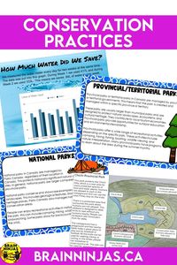 We wrote these science lessons about conservation practices as part of the new Alberta science curriculum. The activities are hands-on and engaging, but best of all your planning is already done. You can be ready to teach in minutes because we've also included all the background information, student pages, answer keys and examples of student projects. Come take a look.