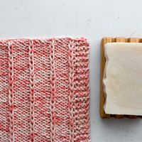 DELIGHT Dishcloth Knitting Pattern by Brome Fields