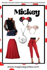 Step into the Disney aesthetic with a fun & stylish Mickey Mouse Disney Bound look! Discover how to create the perfect outfit inspired by everyone's favorite mouse using classic black, white & red colors—no Mickey face required. Whether you're planning a day at Disney World or just love Disney Bounding, these Disney tips will help you shine. Explore outfit ideas, Disney characters inspiration & travel planning tips with Magical Guides for the ultimate Disney Bound experience!