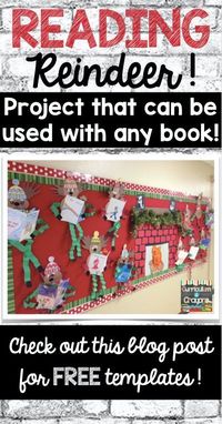 Love this project and it makes such a CUTE bulletin board display! The project can be used with any book! Check out the blog post- includes a link to get all the templates for free! Enjoy!