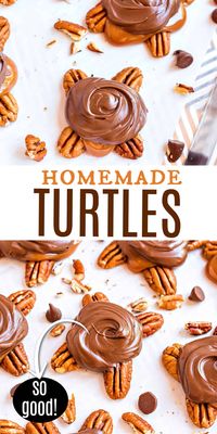 Homemade Turtles Candy